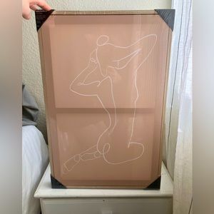 NWT canvas with line silhouette (Typo)